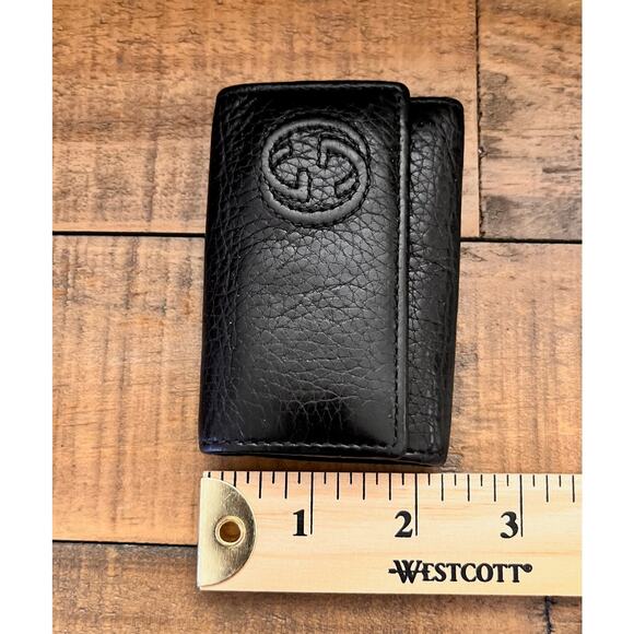Authentic Gucci Key Case Color Black Soho Interlocking GG With COA - Picture 11 of 11